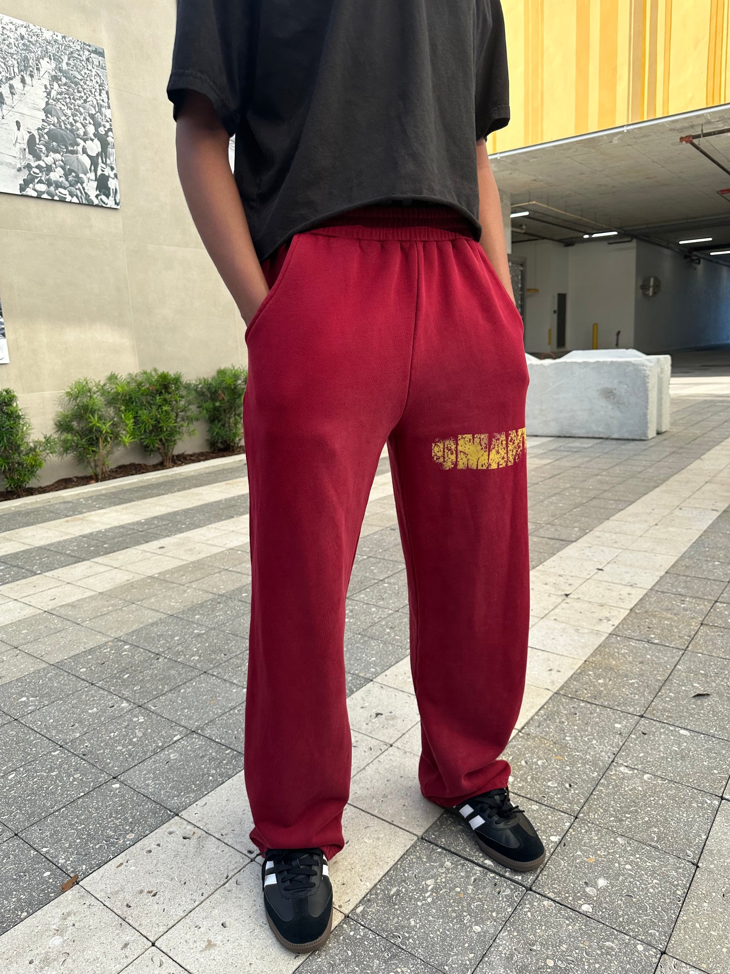 "CRIMSON" MAROON SWEATS
